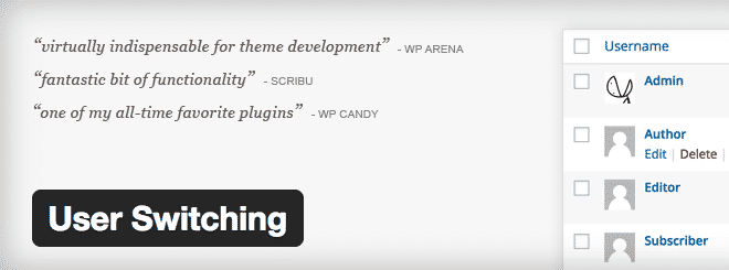 ユーザーアカウントをワンクリックで切り替えできるプラグイン User Switching 山田どうそんブログ